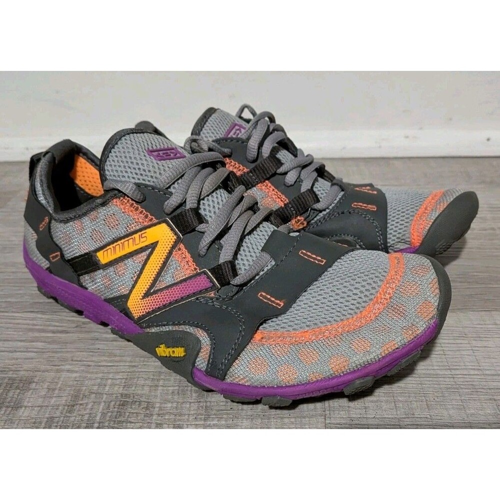 New Balance Minimus 10v1 Trail Running Sneakers Women’s Sz 7.5 Gray WT10SP2 Bare
